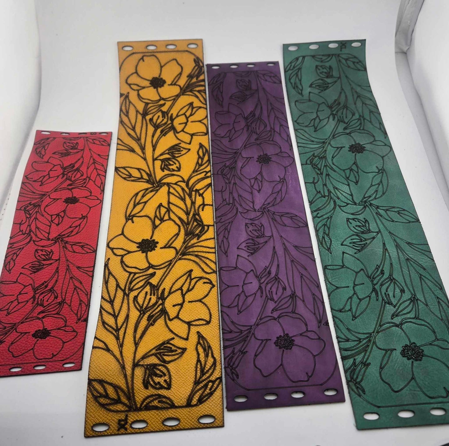 Mug Wrap - Floral Engraving - Laser